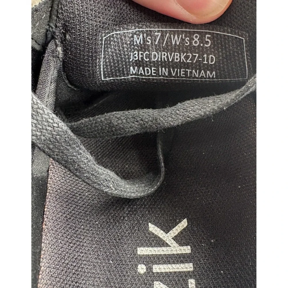 Kizik Irvine Women's Canvas/Leather Sneakers Black Size 8.5 Hands Free Lace Up - Picture 8 of 8